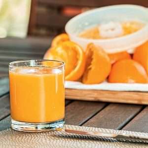 Fresh pressed orange juice